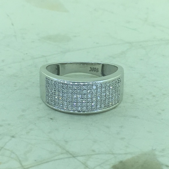 2.0 CT Diamond Engagement Bridal 10 White Gold Set - Picture 6 of 8